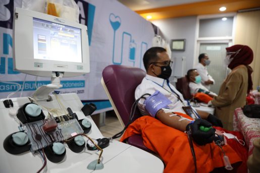 Satgas BUMN Riau Turut Donor Plasma Konvalesen Nasional