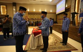 Sekertaris Daerah Provinsi Sulawesi Selatan Resmi Lantik Korpri Kabupaten Bone
