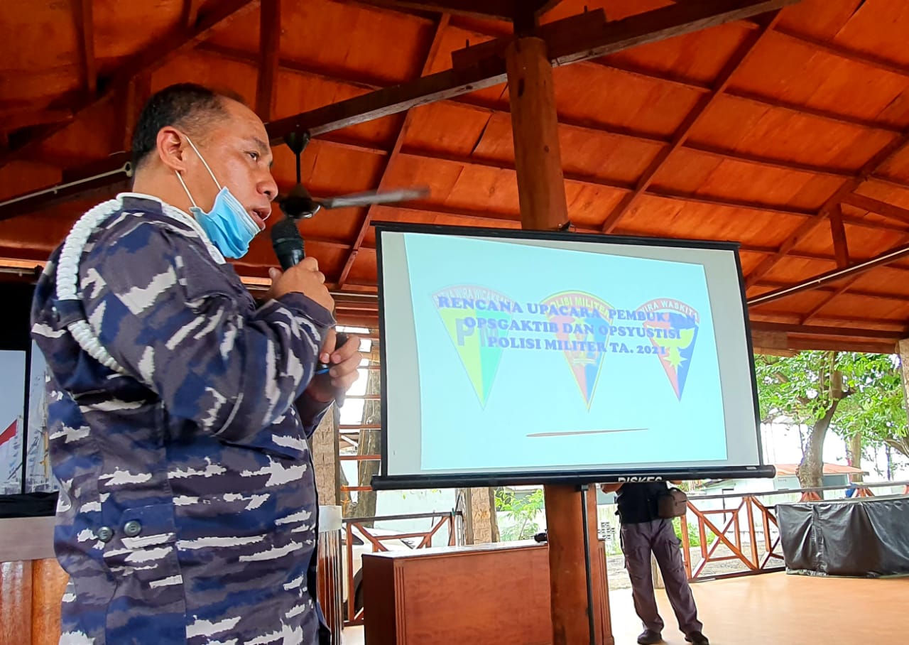 Upacara Pembukaan Operasi Penegakan Ketertiban Dan Yustisi Gabungan Polisi Militer 2021