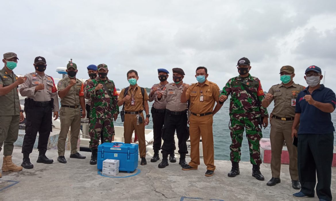 Vaksin Covid-19 bagi Nakes dan Lansia Kepulauan Seribu Mulai Disalurkan