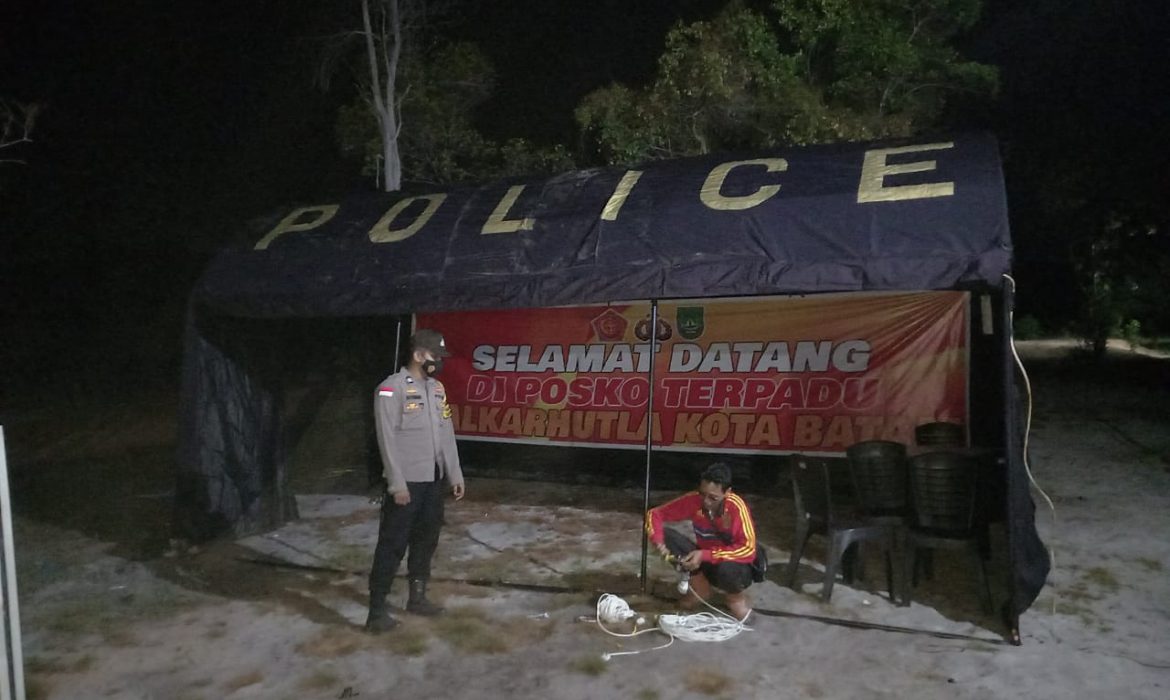 Cegah Karhutla, Polresta Barelang Dirikan Pos Terpadu di Pantai Reviola Galang