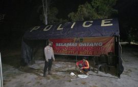 Cegah Karhutla, Polresta Barelang Dirikan Pos Terpadu di Pantai Reviola Galang