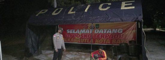 Polresta Barelang Dirikan Pos Terpadu di Pantai Reviola Galang