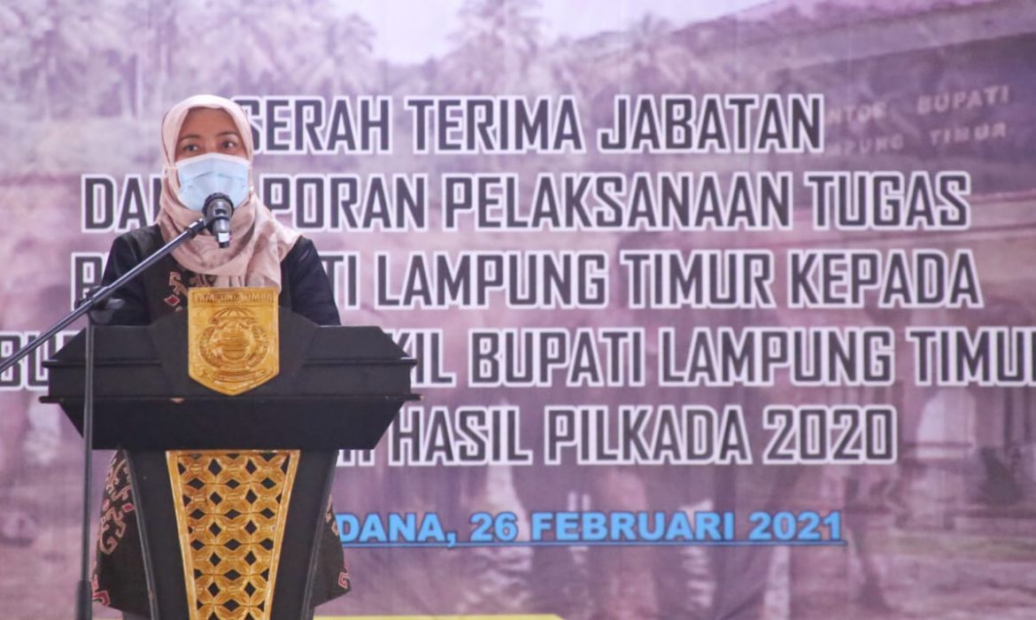 Wagub Nunik Berpesan agar Bupati Dawam Rahardjo dan Wabup Azwar Hadi Selaraskan Program Unggulan Lampung Berjaya di Lampung Timur