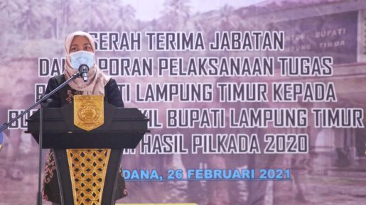 Wagub Nunik Berpesan agar Bupati Dawam Rahardjo dan Wabup Azwar Hadi Selaraskan Program Unggulan Lampung Berjaya di Lampung Timur