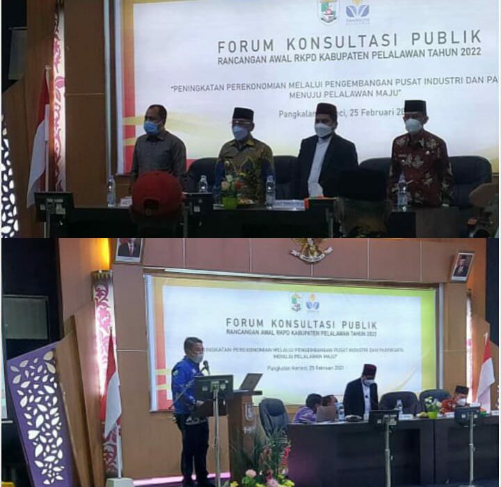 Buka Forum RKPD 2022, Bupati Pelalawan: Perbedaan Pilihan Jangan Jadi Penghambat Pembangunan