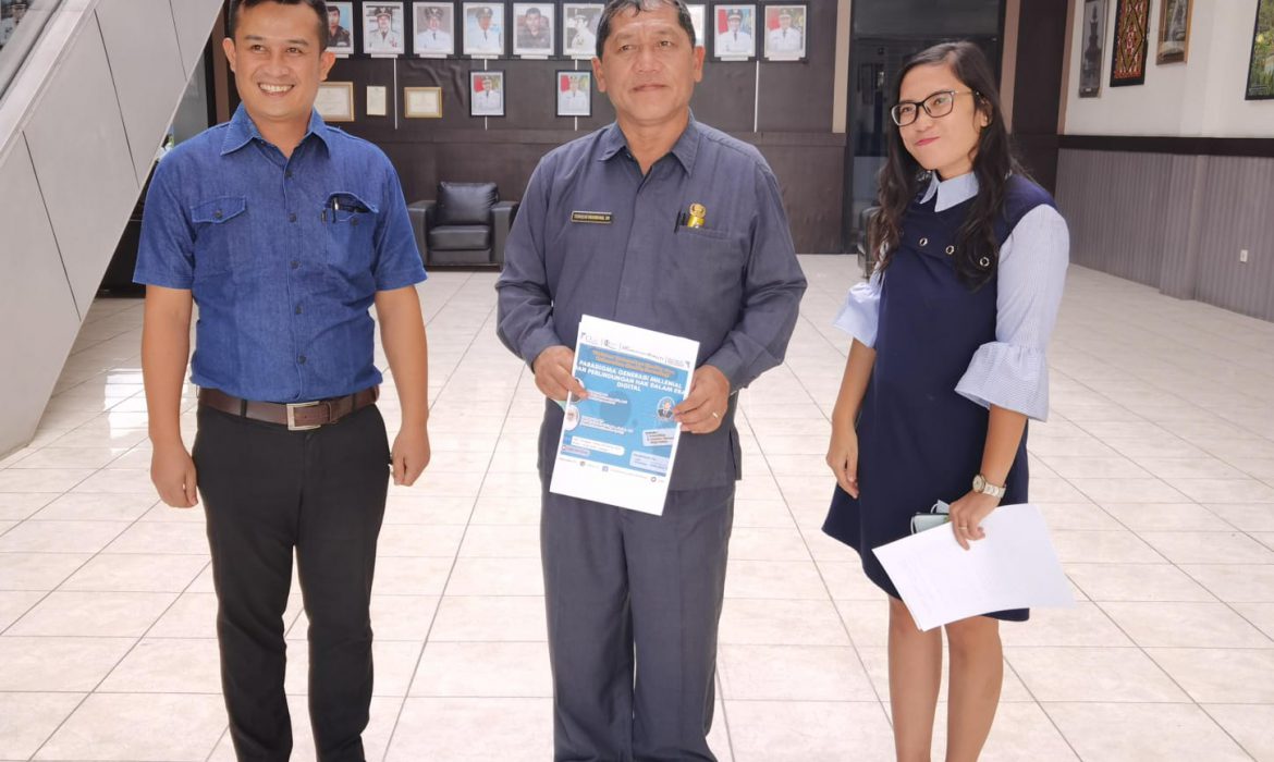 Bupati Karo menjadi Narasumber Webinar kaum milenial