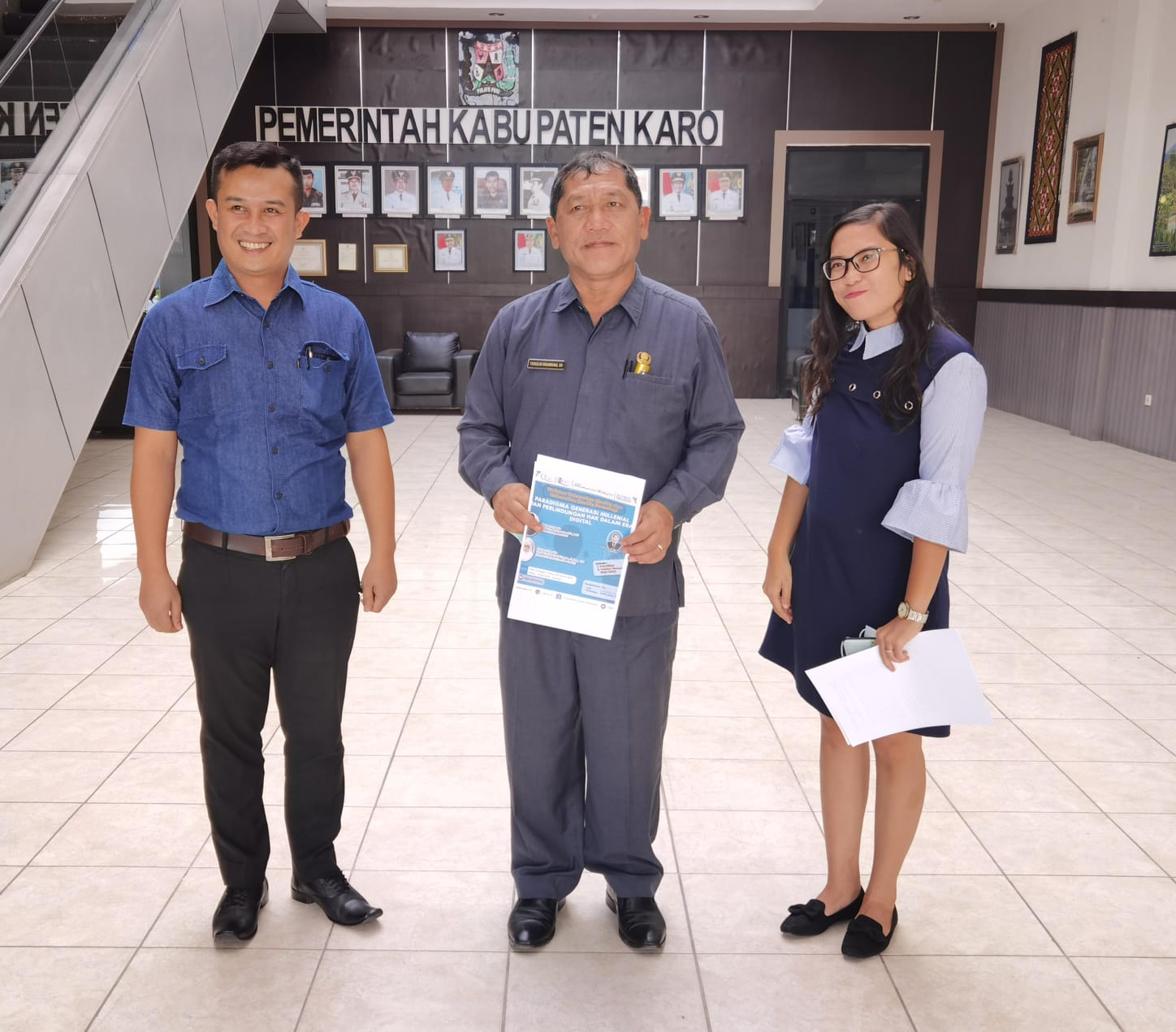 Bupati Karo menjadi Narasumber Webinar kaum milenial