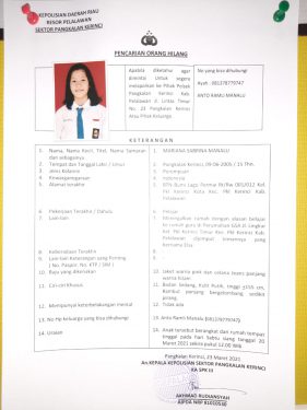 Ayu Mariana, Gadis Hilang 4 Hari Tanpa Kabar, Ayah Lapor Polisi