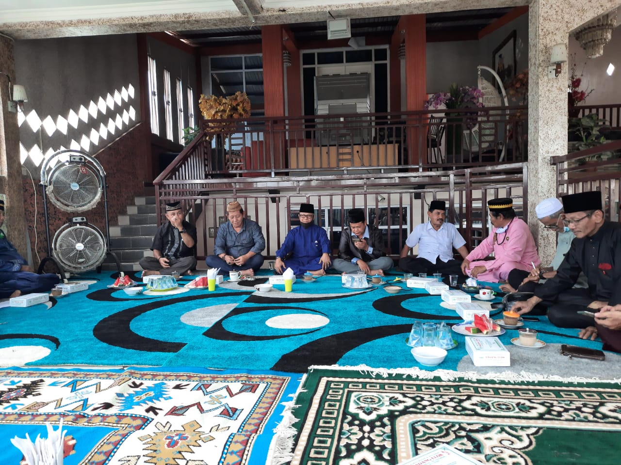 Perkumpulan Kekerabatan Kesultanan Siak Sri Indrapura (KKSSI), foto bersama usai kegiatan silaturahmi.