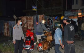 Kegiatan Komunitas Motor Vespa di Luwu Timur Dibubarkan Polisi Akibat Timbulkan Kerumunan