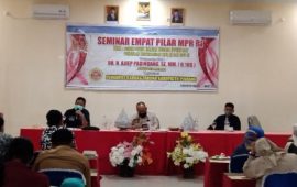 Ajiep Padindang Anggota MPR RI Gelar Seminar Empat Pilar di Kabupaten Pinrang
