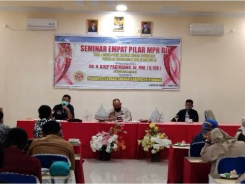 Ajiep Padindang Anggota MPR RI Gelar Seminar Empat Pilar di Kabupaten Pinrang