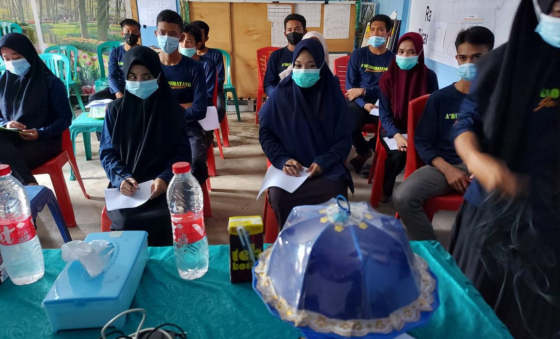 Pelatihan Jurnalistik di Aula Kantor Desa Abbulo Sibatang Kecamatan Marusu kabupaten Maros