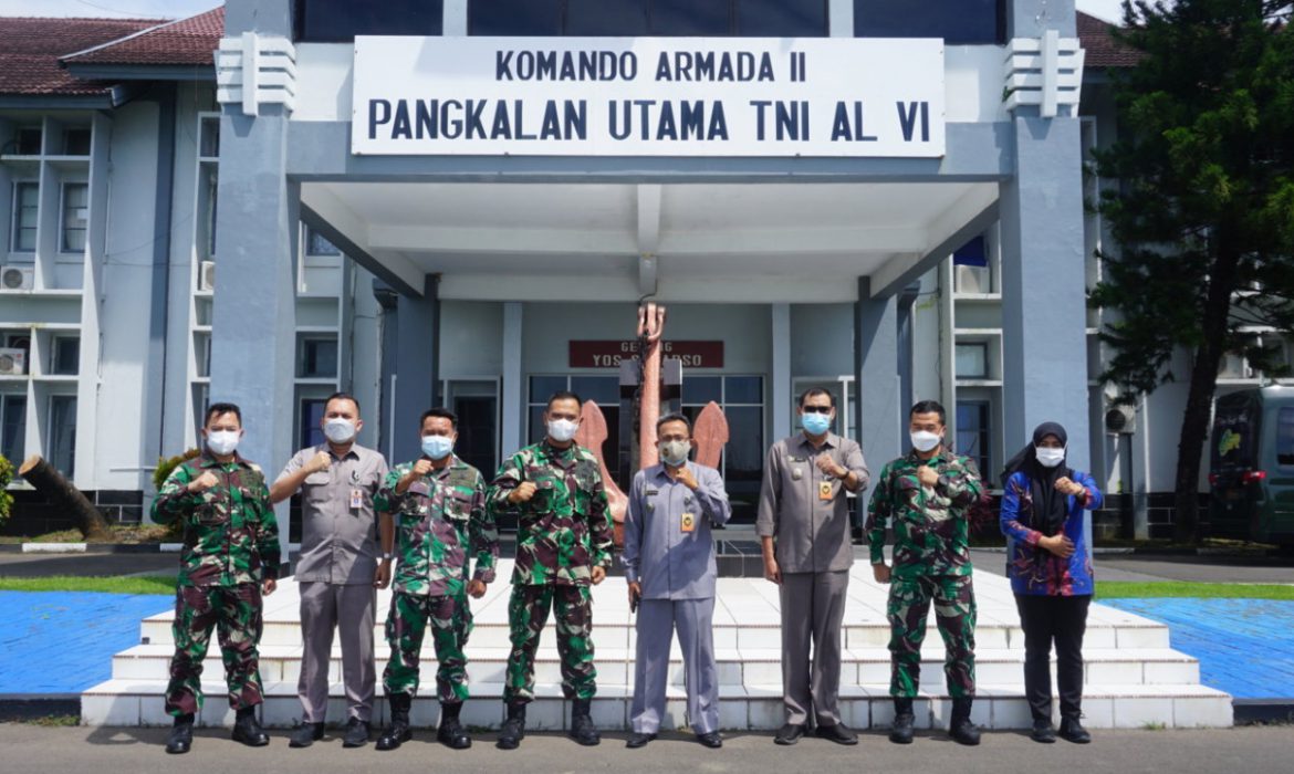 Wadan Lantamal VI Terima Kunjungan Kerja Tim Kemenko Polhukam di Mako Lantamal Vl Kota Makassar