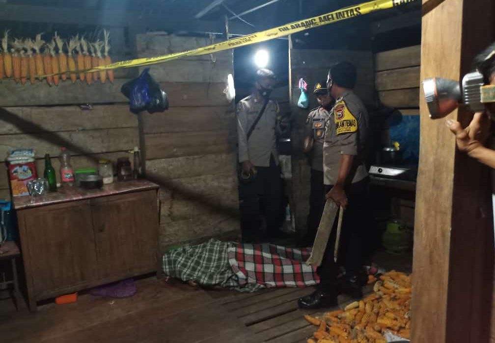 Tempat Kejadian Perkara Pembunuhan Lappa Helalang Desa Batu Putih Kecamatan Mallawa Kabupaten Maros ( Foto : Nur Fajriansyah )