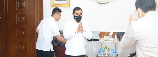 Pertemuan Kabareskrim Komjen Agus Andrianto dengan Ketua umum Ampek Naldy Nazar Haroen SH didampingi sejumlah pengurus Selasa 27/4/2021.