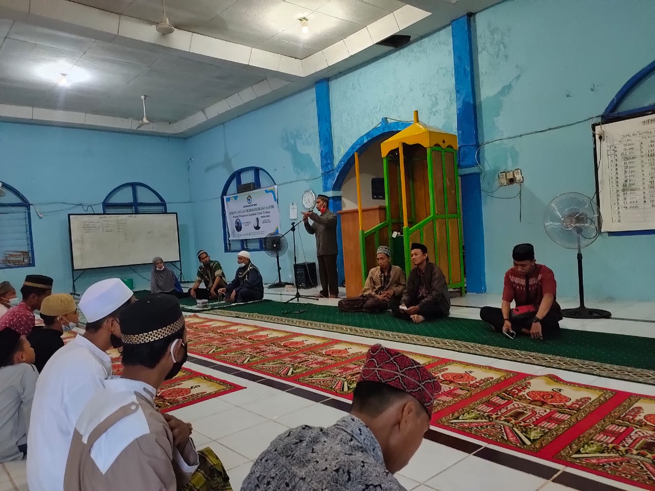 Saat Berlangsungnya Kegiatan Buka Puasa Bersama di Pondok Pesantren Mambaul Ulum Firdaus Maros ( Foto : Nur Fajriansyah )