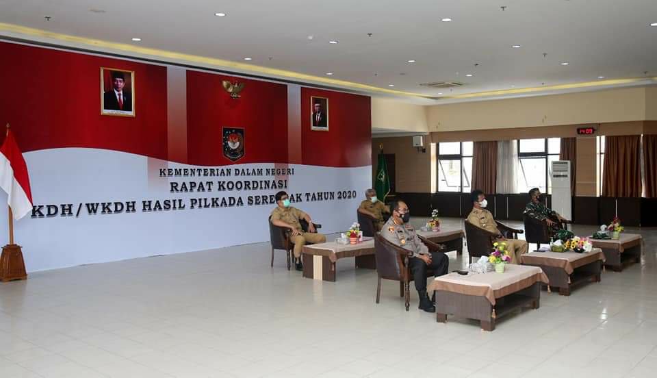 Wako Batam Rakor Hasil Pilkada 2020 Bersama Presiden Jokowi