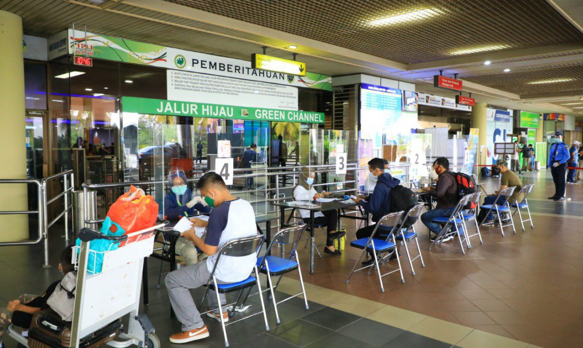 Pergerakan Lalu Lintas Angkutan Udara di Bandara Internasional Hang Nadim Batam Maret 2021