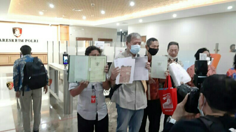 Datangi Polda Metro Jaya, Guru Besar IPB Bersama FKMTI Laporkan Kasus Mafia Tanah
