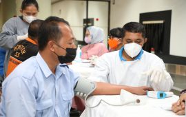 BUBU Hang Nadim Batam Fasilitasi Vaksinasi Covid-19 untuk Stakeholders di Lingkungannya