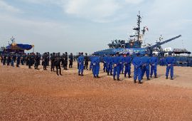 Tingkatkan Sinergitas Patroli Laut, Bea Cukai Batam, Ditpolairud dan KPLP Gelar Apel Gabungan