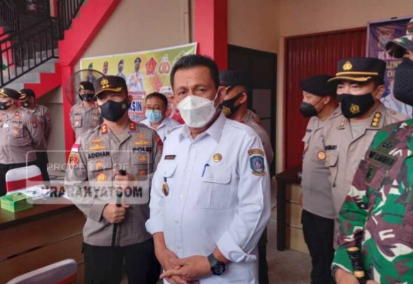 Gubernur saat memberikan himbauan