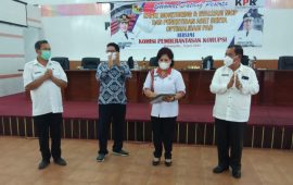 Bupati Karo Cory Sriwati Sebayang Gelar Rapat Monotoring Evaluasi bersama KPK RI
