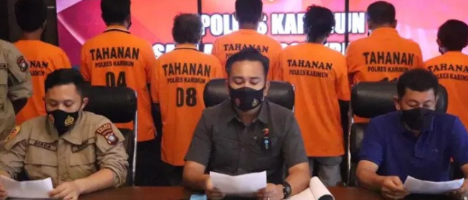 Polisi saat rilis