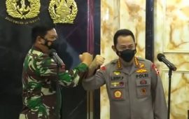 Panglima TNI dan Kapolri Tinjau Vaksinasi di Madiun dan Bangkalan