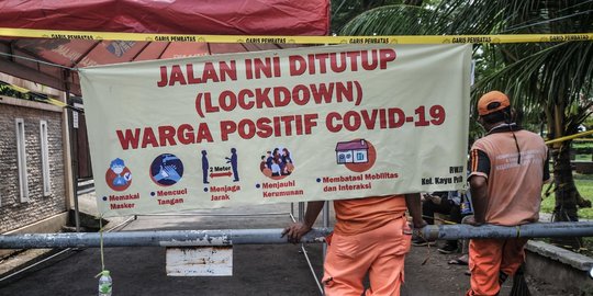 22 Positif Covid, Satu RT di Kayu Putih Jaktim Lockdown