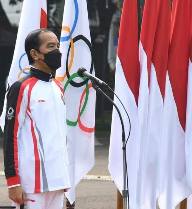 Presiden Jokowi Lepas Kontingen Indonesia ke Olimpiade Tokyo