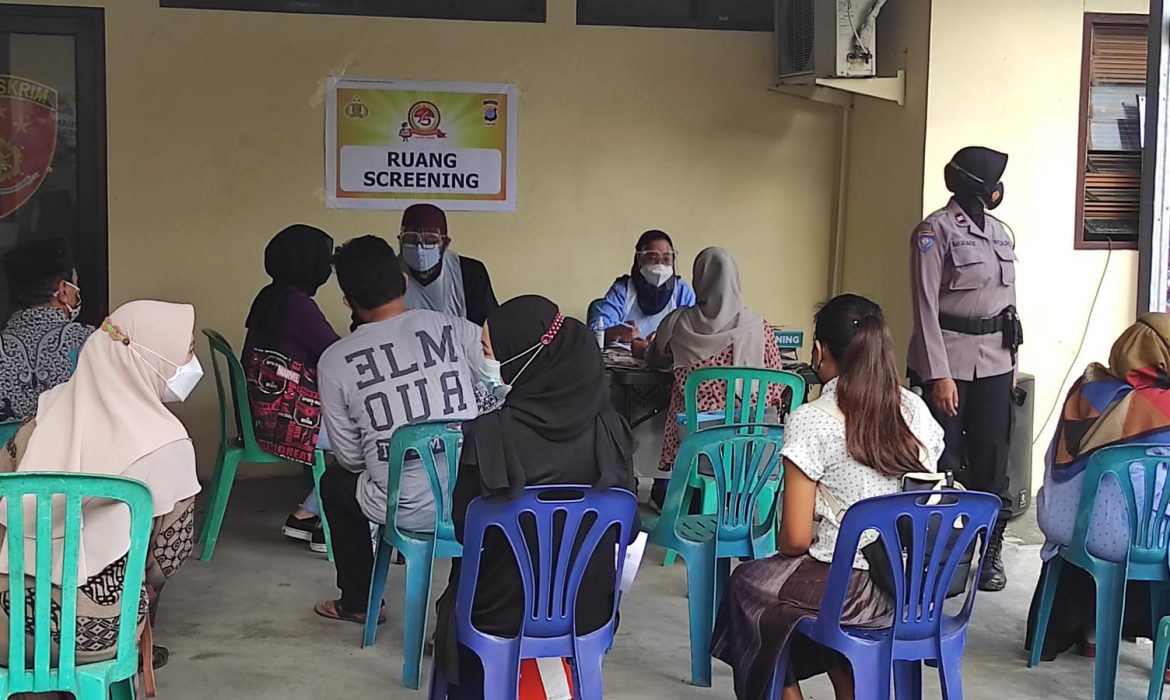 150 Orang Jalani Vaksin di Polsek Mlati