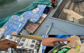 Kapal Bermuatan Rokok dan Miras Ilegal Senilai Rp500 Juta Berhasil Diamankan Bea Cukai Batam