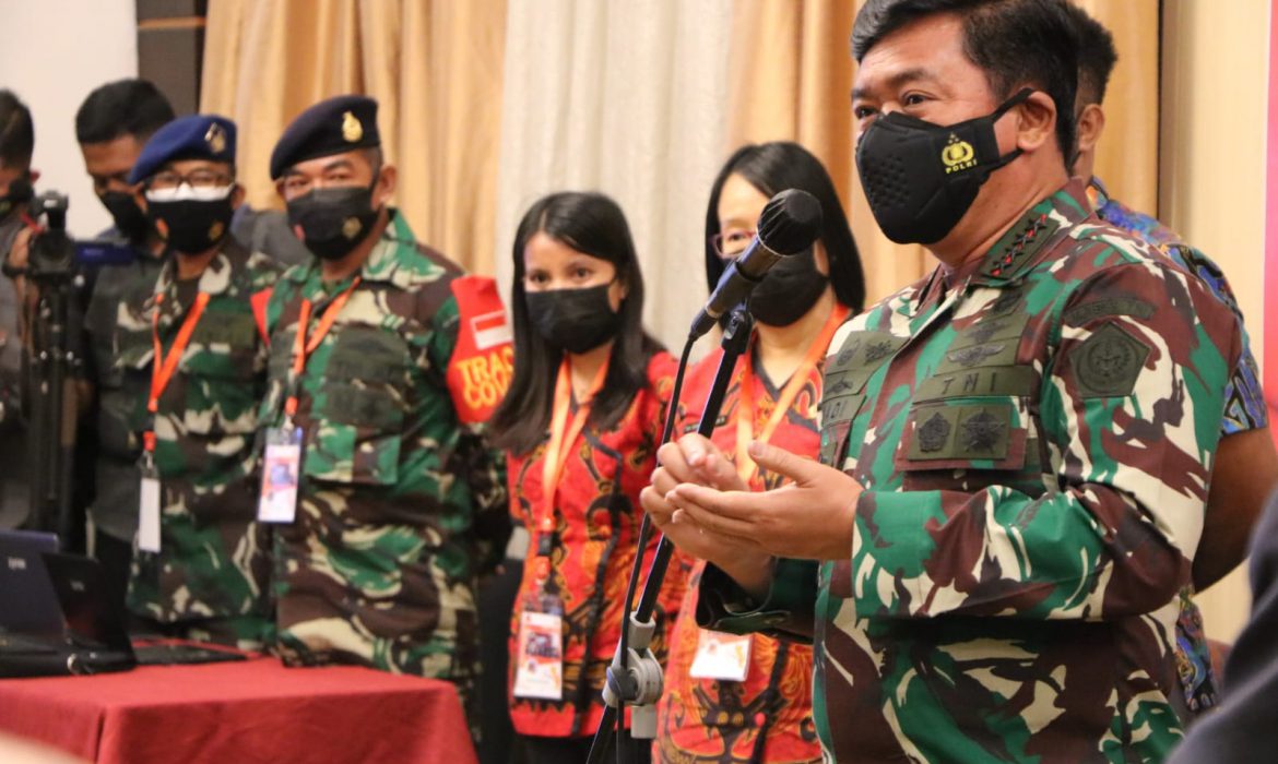 Strategi Vaksinasi Jemput Bola Lanud Silas Papare Dapat Apresiasi dari Panglima TNI