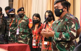 Strategi Vaksinasi Jemput Bola Lanud Silas Papare Dapat Apresiasi dari Panglima TNI