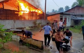 Si Jago Merah Menghanguskan Enam Rumah di Laubaleng