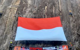 TRAMP Berhasil Kibarkan Bendera Merah Putih di 4 Titik