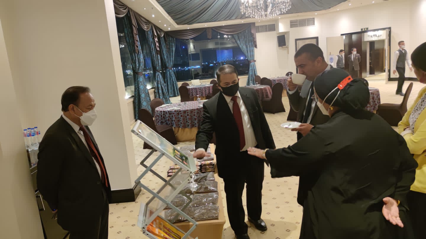 KBRI Cairo (18 Agustus 2021) menggelar kegiatan Round Table Discussion bersama Dewan Pemuda Mesir dan Komite Ekonomi dan Pengembangan UMKM Mesir, dengan mengangkat tema "Strengthening Economic-Trade Cooperation Between Indonesia and Egypt", yang berlangsung di kota Kairo.