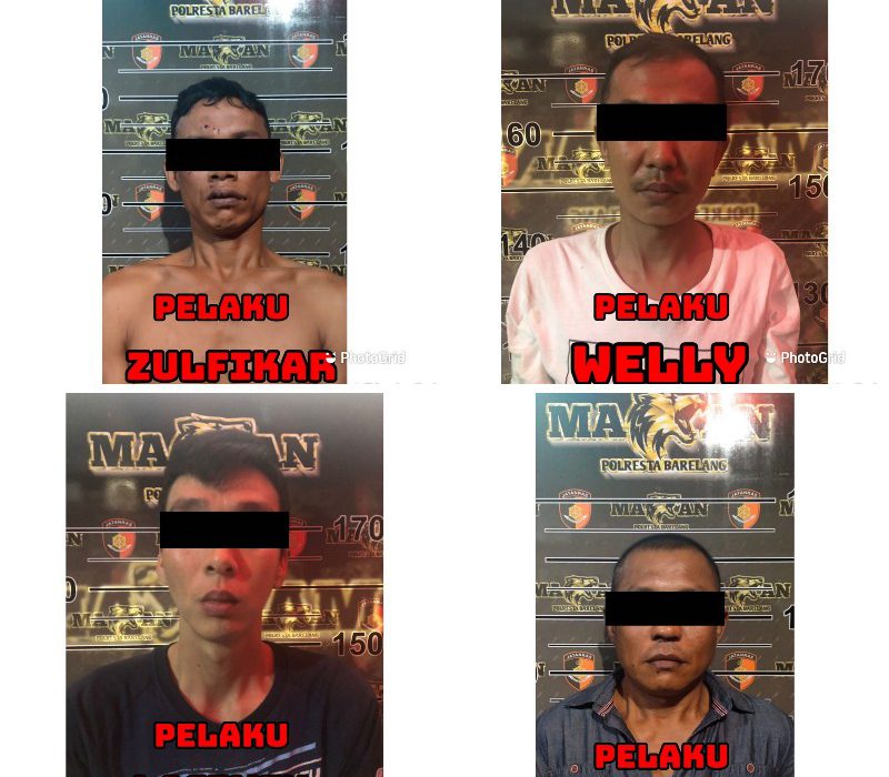 Polisi Tangkap 4 Perampok SPBU di Batam