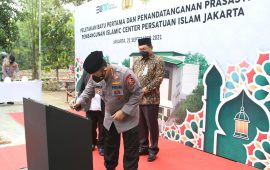 Hadiri Peletakan Batu Pertama Islamic Center PERSIS, Kapolri Yakin Hasilkan SDM Berkualitas