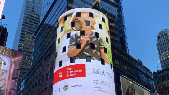 Merek Indonesia Mejeng di Times Square New York