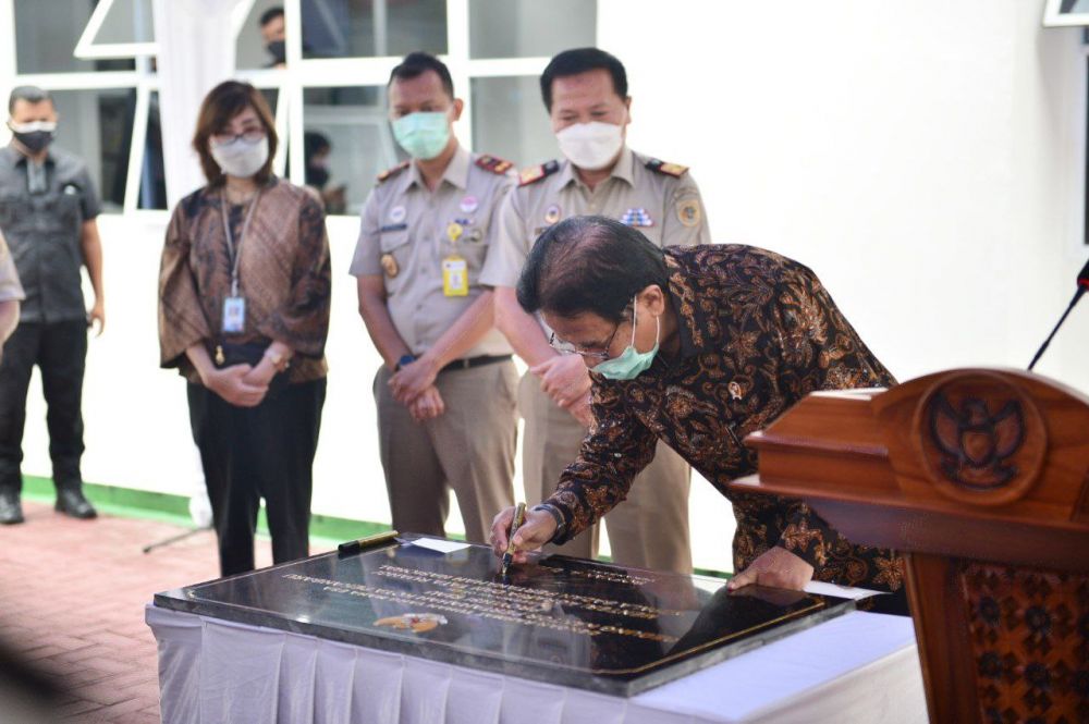 Tandatangani Prasasti di Kantor BPN Pekanbaru, Menteri ATR/BPN Ingin Sangketa Tanah Dituntaskan