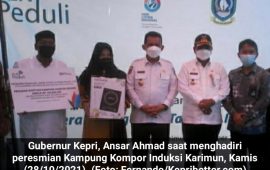 Gubernur Kepri Resmikan Kampung Kompor Induksi di Karimun