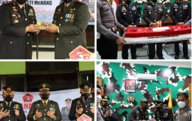 HUT TNI ke-76, Kapolres Kediri Kota Beri Kejutan Brigif 16/Wira Yudha