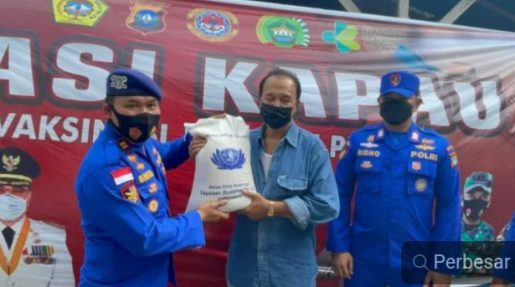 Cara Unik Polres Karimun dan Yayasan Budha Karimun agar Masyarakat Lakukan Vaksin