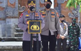 Pimpin Apel Pasukan Sambut Wisman di Bali, Kapolri: Sebagai Gerbang Terakhir Tolong Disiplin