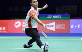 Kalahkan Wakil Denmark Jonatan Menuju Babak Kedua Denmark Open