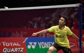 Piala Thomas: Anthony Ginting Kalah, Indonesia vs Thailand 0-1